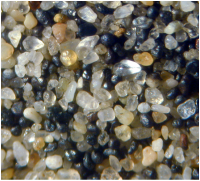 sediments sorted well sediment marine rocks sorting grains particles geology sedimentary grain poorly mineral different sizes types weebly